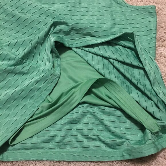 Vintage Sea Green Two Layer Scale Texture Tank Top - Picture 8 of 13